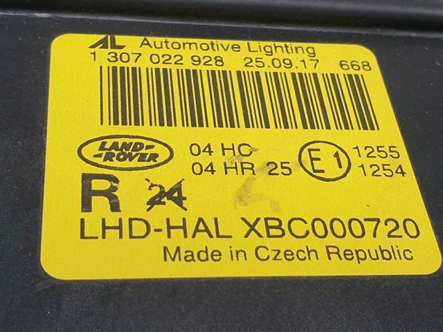  XBC000720 Land Rover