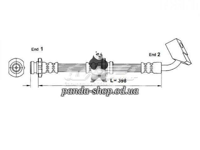 Тормозной шланг K&K FT2054 цена, от 20.27 USD
