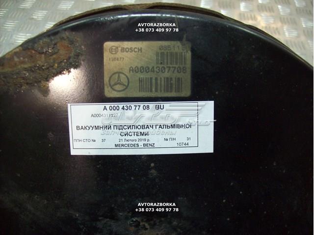 A0004307708 Mercedes Усилитель тормоза вакуумный