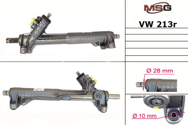 VW213R MSG Rebuilding Управление рулевое в сборе