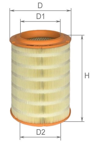 AF0168 Alpha Filter Воздушный фильтр двигателя