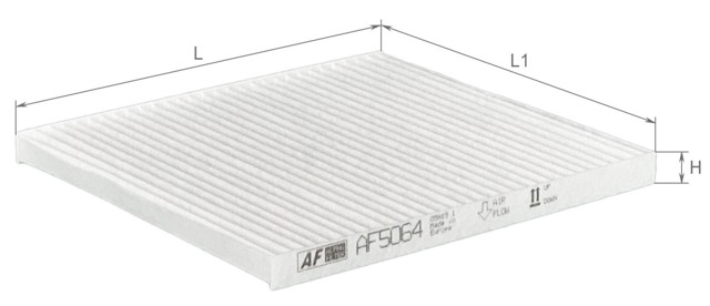 Купить AF5064 Alpha Filter Фильтр салона угольный