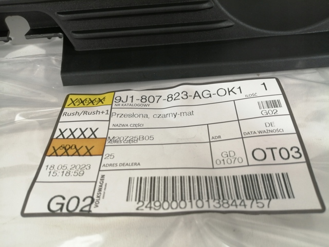  Porsche 9J1807823AGOK1
