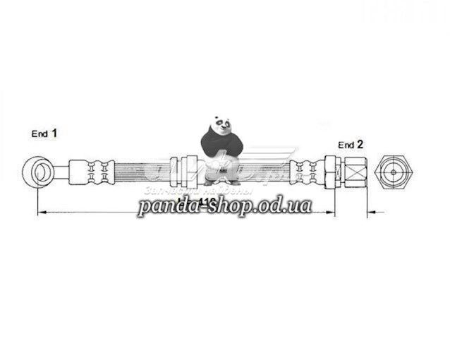 Тормозной шланг K&K FT0191 цена, от 12.12 USD