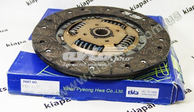 Купить HD117 VALEO Диск сцепления