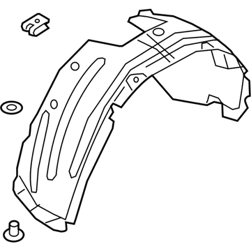 Подкрылок передний правый 86820C6000 Hyundai/Kia