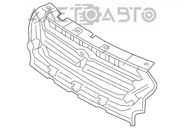 FP2830992 FPS Решетка радиатора