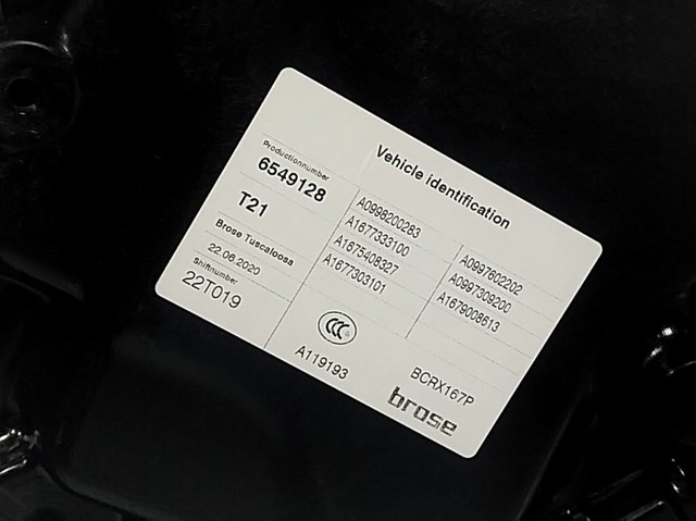 Механизм стеклоподъемника двери задней, правой Mercedes A1677303101 цена, от 111.49 USD