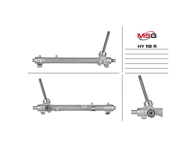 Реечный рулевой механизм MSG Rebuilding HY118R цена, от 127.93 USD