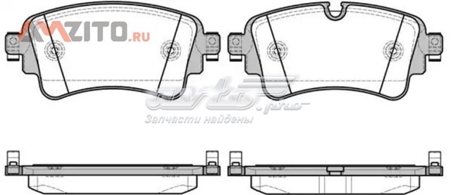 Задние тормозные колодки 2166908 Road House