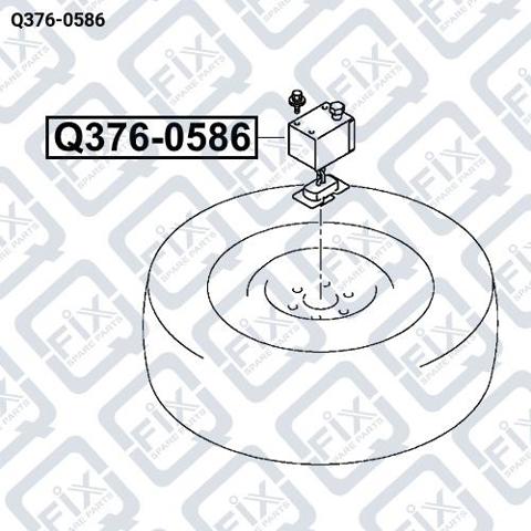 Лебедка запасного колеса Q-FIX Q3760586