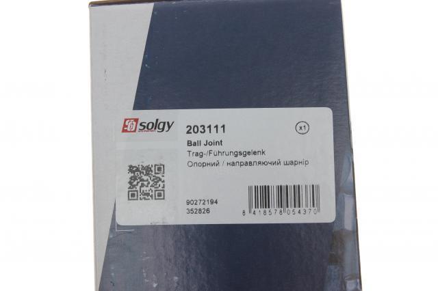 203111 Solgy Левая нижняя шаровая опора
