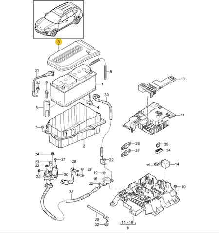  95550415200 Porsche