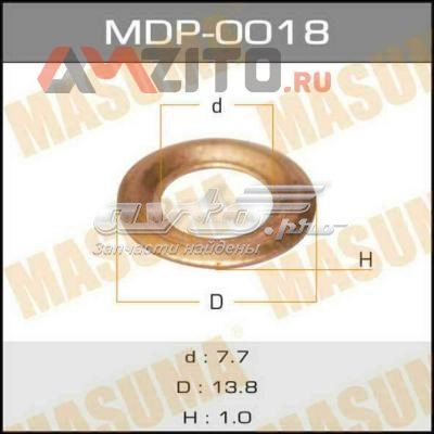 MDP0018 Masuma кольцо (шайба форсунки инжектора посадочное)