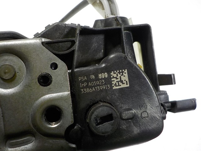 Замок передней пассажирской двери Peugeot/Citroen 9801689980