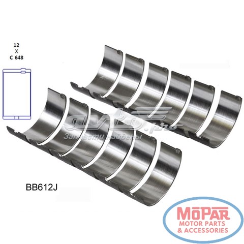 Подшипники скольжения Enginetech BB612J