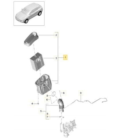  95B129601P Porsche