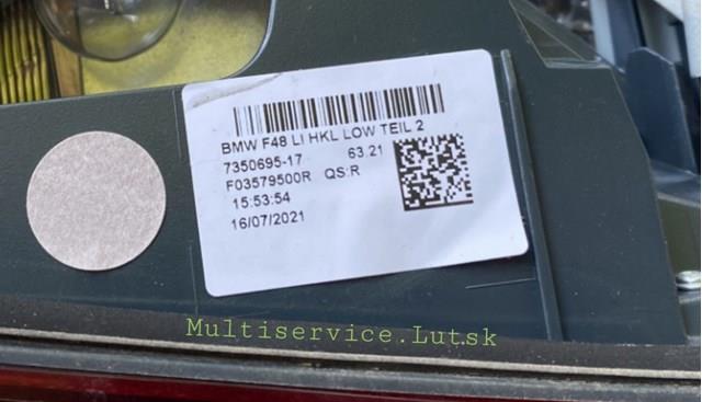 7350695 BMW Задняя левая внутренняя фара