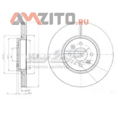 Передние тормозные диски BG3929 Delphi