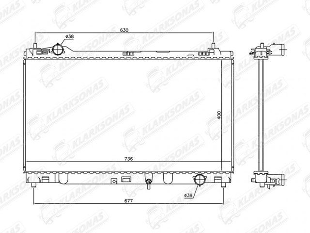 1640031870 Toyota Радиатор основной