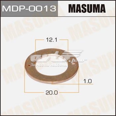 Кольцо (шайба) форсунки инжектора посадочное Masuma MDP0013