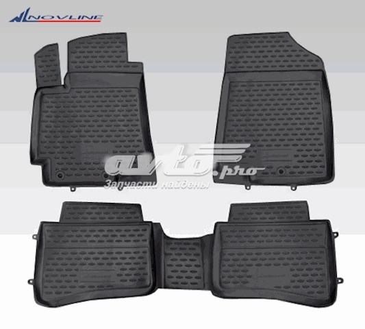 Комплект ковриков Novline NLC3D2538210H цена, от 70.43 USD
