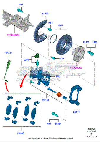 BK212B582BA Ford 