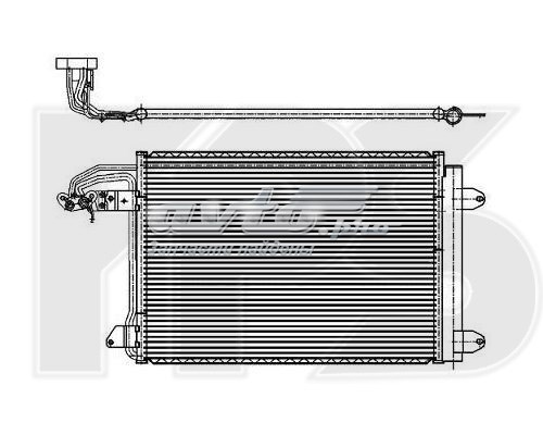 Радиатор кондиционера AVA FP74K472AV