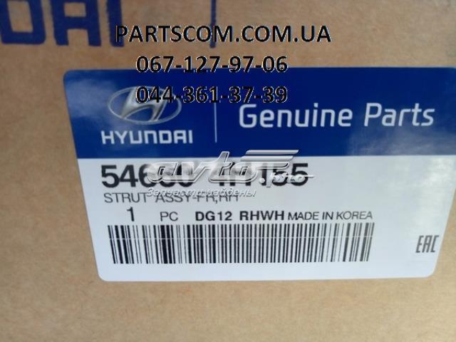 546604H155 Hyundai/Kia amortecedor dianteiro direito