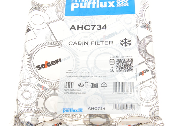 AHC734 Purflux Внутрисалонный фильтр