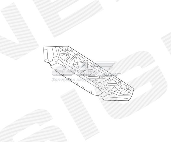 Защита бампера переднего 13D2347Q Polcar