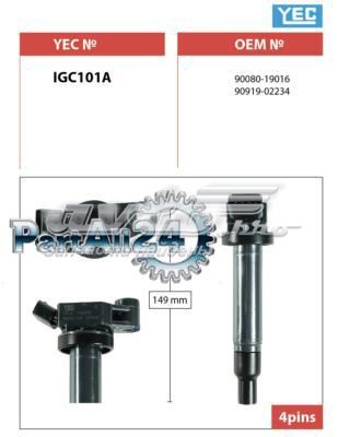 Купить IGC101A YEC Катушка зажигания