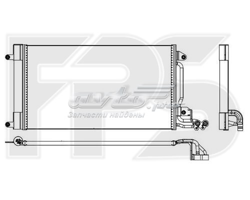 Радиатор кондиционера FPS FP62K53