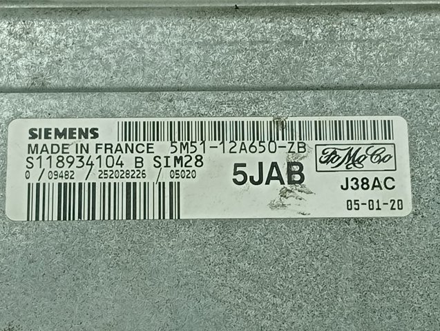  5M5112A650ZB Ford