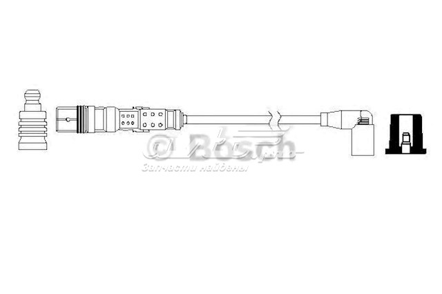 Провод высоковольтный, цилиндр №3 Bosch 986357734