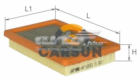 AF1658S Alpha Filter Воздушный фильтр двигателя