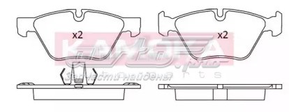 Колодки тормозные передние дисковые KAMOKA JQ101175