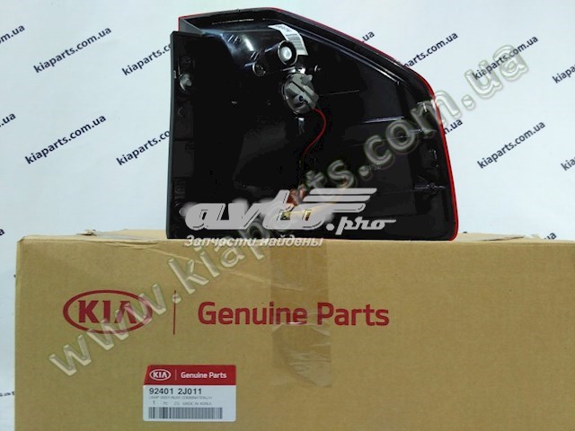 Задний левый внешний фонарь Hyundai/Kia 924012J011