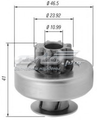 Бендикс стартера MAGNETI MARELLI 940113020370