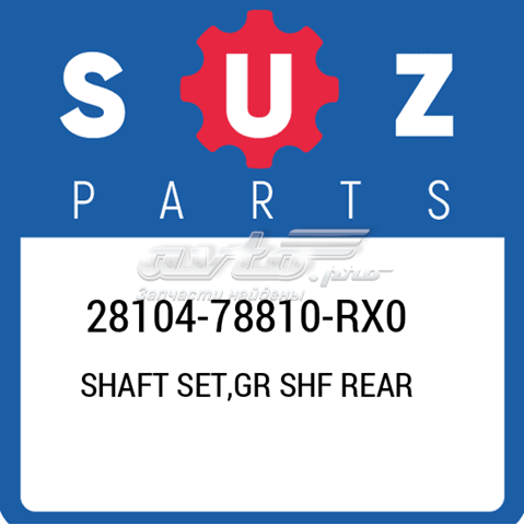 2810478810RX0 Suzuki 