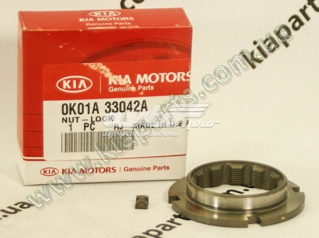 0K01A33042A Hyundai/Kia porca de cubo dianteiro