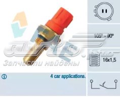 Sensor de temperatura do fluido de esfriamento (de ativação de ventilador do radiador) para Honda Legend (HS, KA)