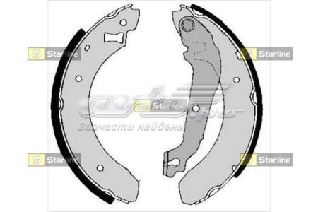 Колодки тормозные задние барабанные STARLINE BC01380B