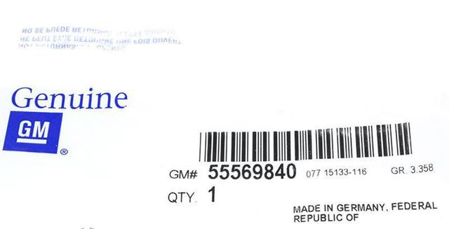 Прокладка (кольцо) шланга охлаждения турбины, обратки General Motors 55569840