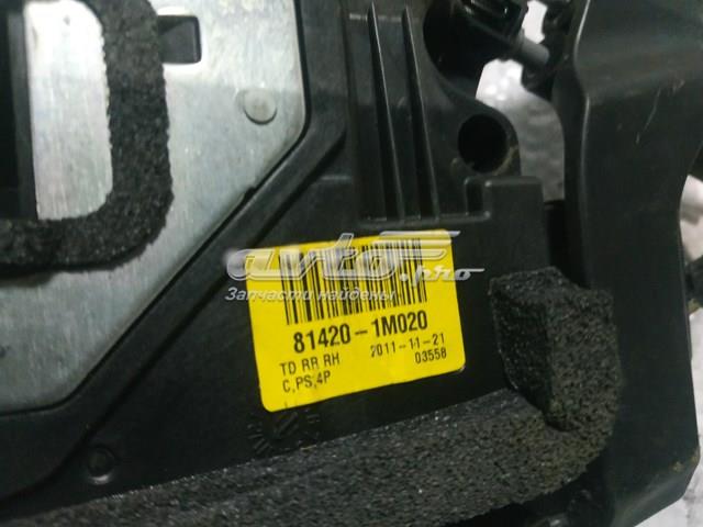 Замок задней правой двери  Hyundai/Kia 814201M020