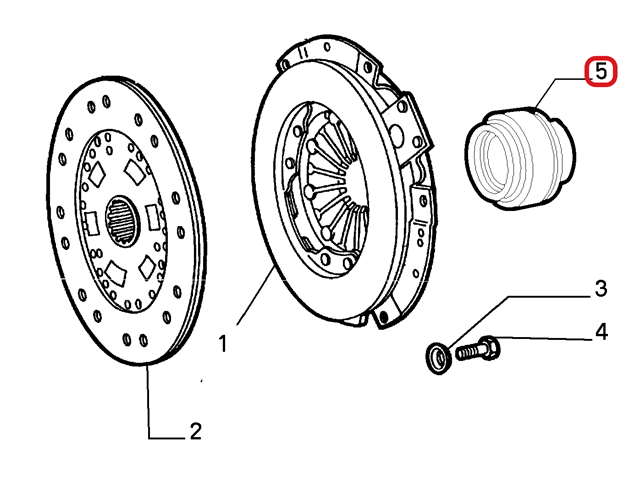 60516873 Fiat/Alfa/Lancia Подшипник выжимной сцепления