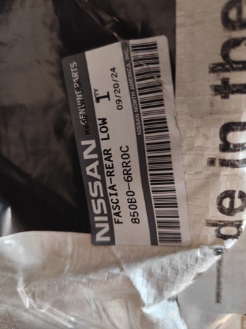 Бампер задний, центральная часть Nissan/Infiniti 850B06RR0B цена, от 181.63 USD