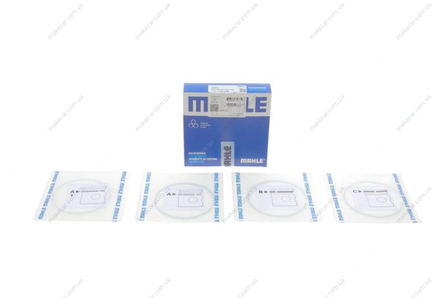Комплект поршневых колец на 1 цилиндр, стандарт 081RS001080N0 Mahle Original