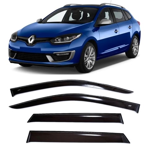  Дефлекторы стекол Renault Megane 3