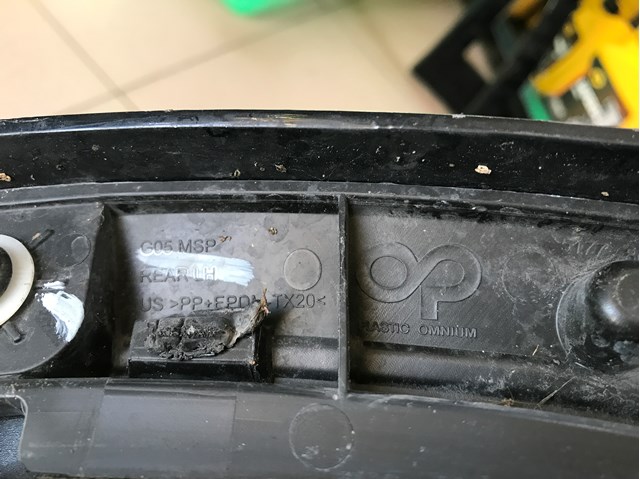 Расширитель (накладка) арки заднего крыла левый BMW 51778099121